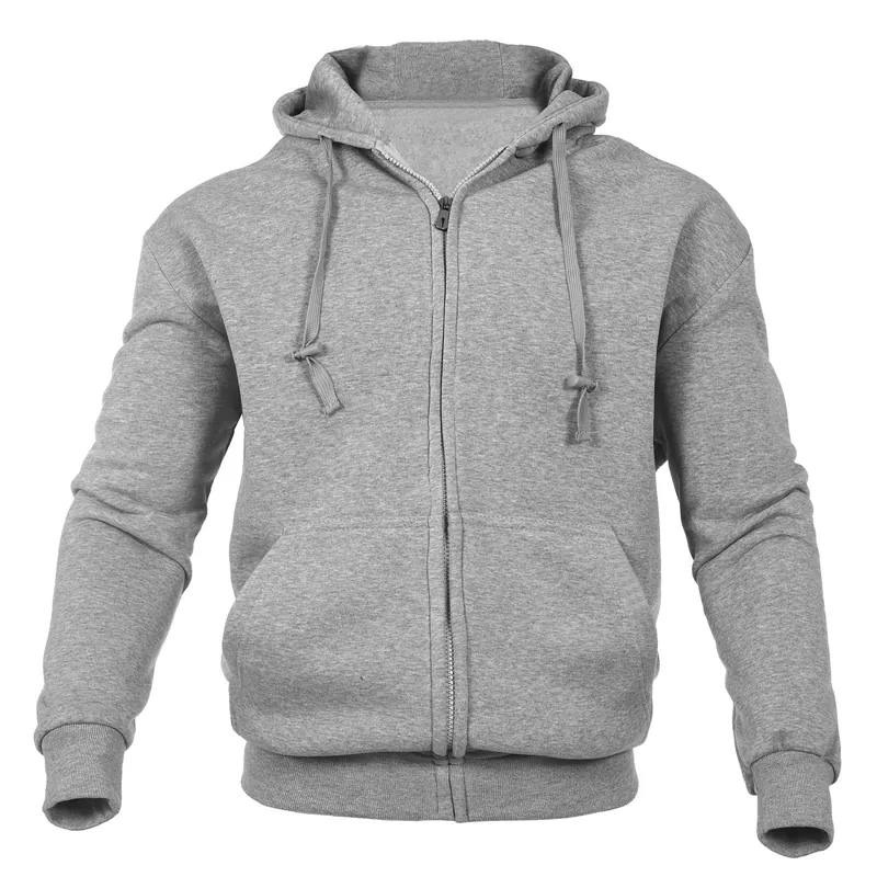 Miesten täysi zip -huppari